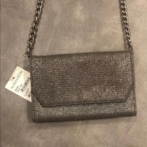 Metallic crossbody bag